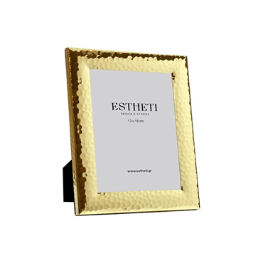 ESTHETI home Κορνίζα Μεταλλική Χρυσή 13x18cm 815-00181